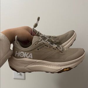 HOKA women’s Tan Running Shoes